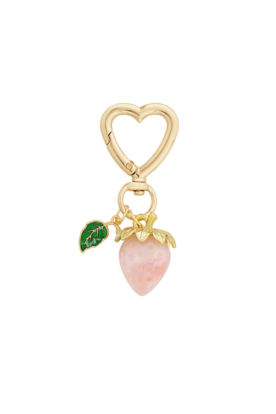 Strawberry bag charm