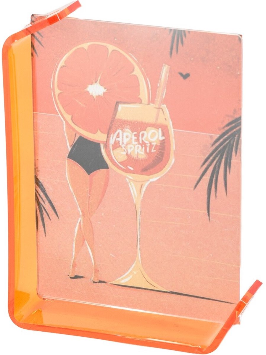 Fotolijst neon oranje klein