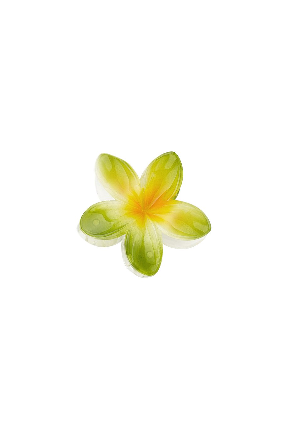 flower haarclip groen