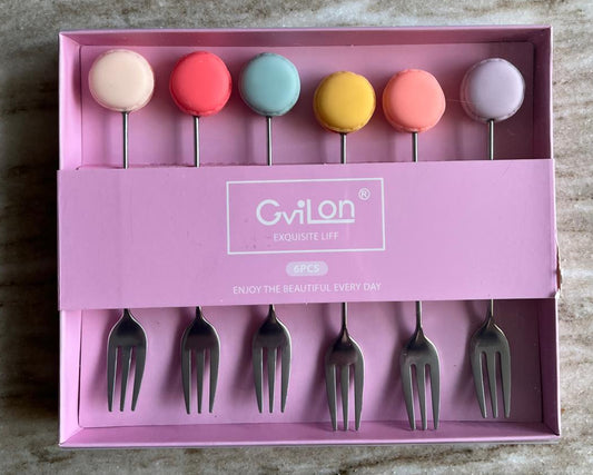 Dessertvorkjes macarons