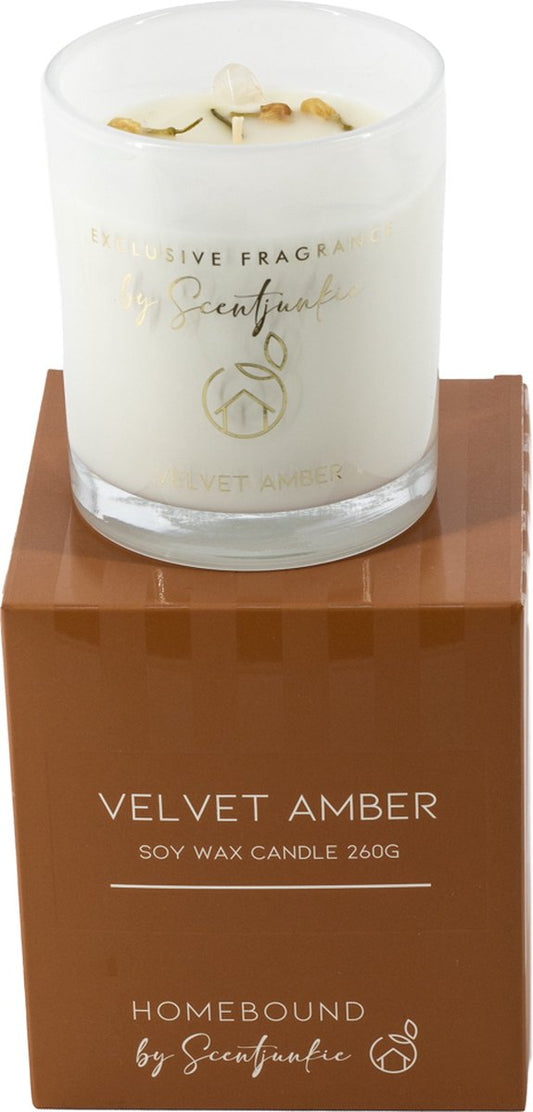 Geurkaars velvet amber
