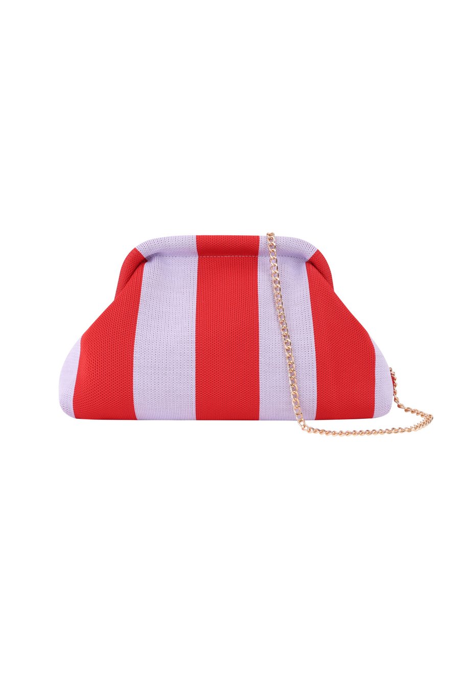 Striped Clutch